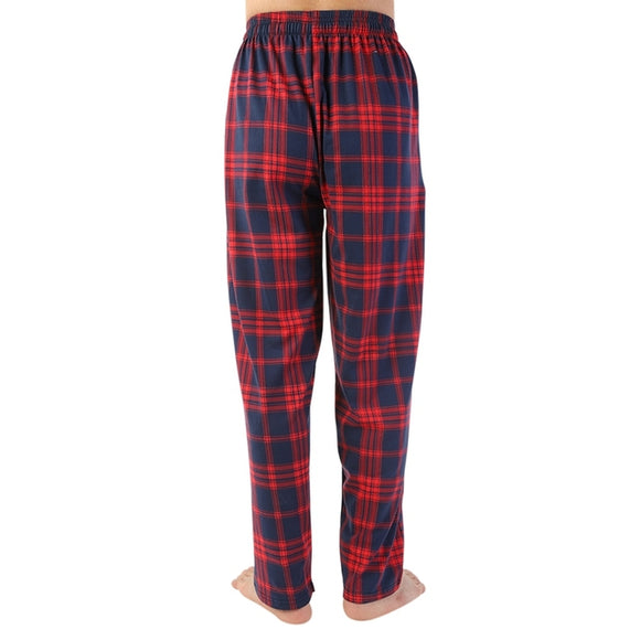 Pantalones de Dormir de Algodón con Cuadros para Hombre