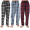 Pantalones de Dormir de Algodón con Cuadros para Hombre