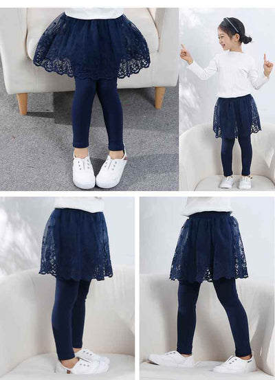 Leggings Térmicos Falda Superpuesta Otoño Invierno - Doble Tela Acolchada - Image 7