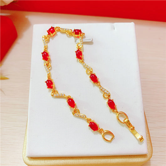 Pulsera Dorada con Moneda Euro Combinable - Image 2