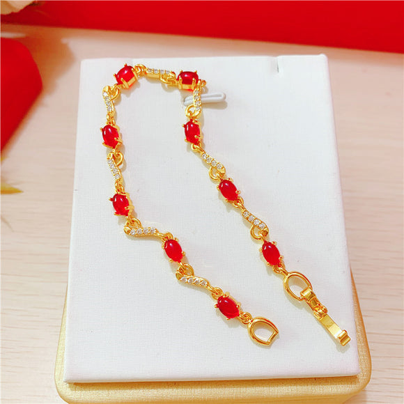 Pulsera Dorada con Moneda Euro Combinable