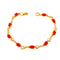 Pulsera Dorada con Moneda Euro Combinable