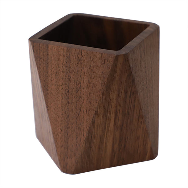 Organizador de Escritorio en Madera - Caja de Almacenamiento para Artículos de Oficina