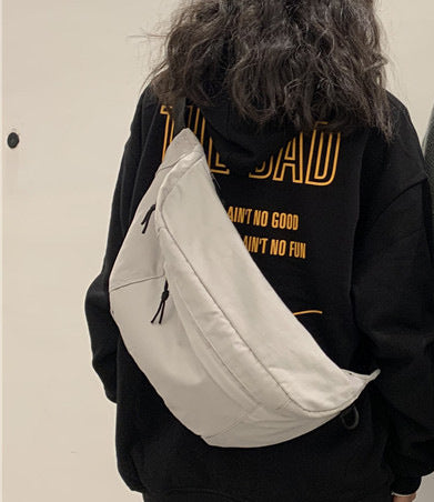 Bolsa Mensajera Canvas de Gran Capacidad - Estilo Coreano Casual Deportivo para Mujer