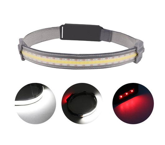 Linterna Frontal LED COB Roja de Alto Rendimiento con Luz de Advertencia - Image 6