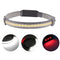 Linterna Frontal LED COB Roja de Alto Rendimiento con Luz de Advertencia