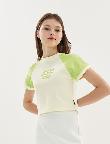 Camiseta Cómoda de Manga Corta con Diseño a Juego de Colores