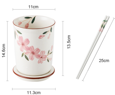 Soporte Cerámico para Palillos Estilo Sakura Japonés - Image 6
