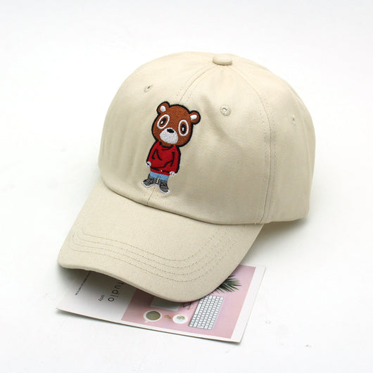 Gorra de Béisbol con Bordado de Osito Adorable - Image 4