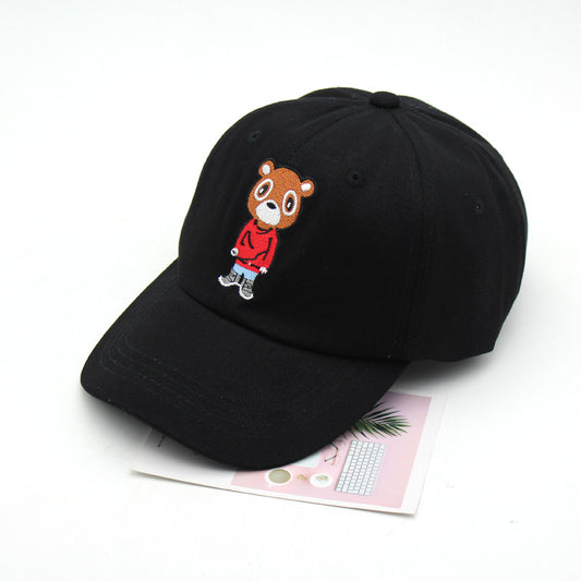 Gorra de Béisbol con Bordado de Osito Adorable - Image 2