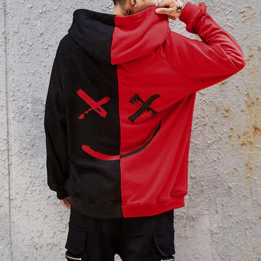 Suéter Hoodie para Hombre con Detalles de Costura en Contraste - Image 11