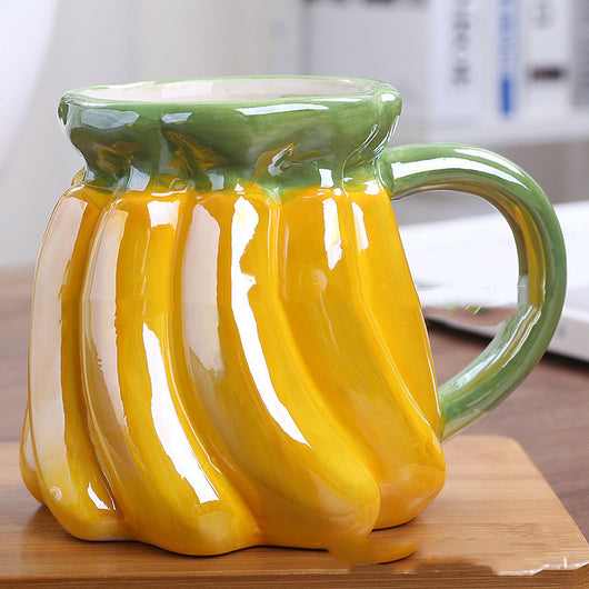 Taza Infantil de Cerámica con Diseño de Mascotas y Frutas - Personalizable - Image 2