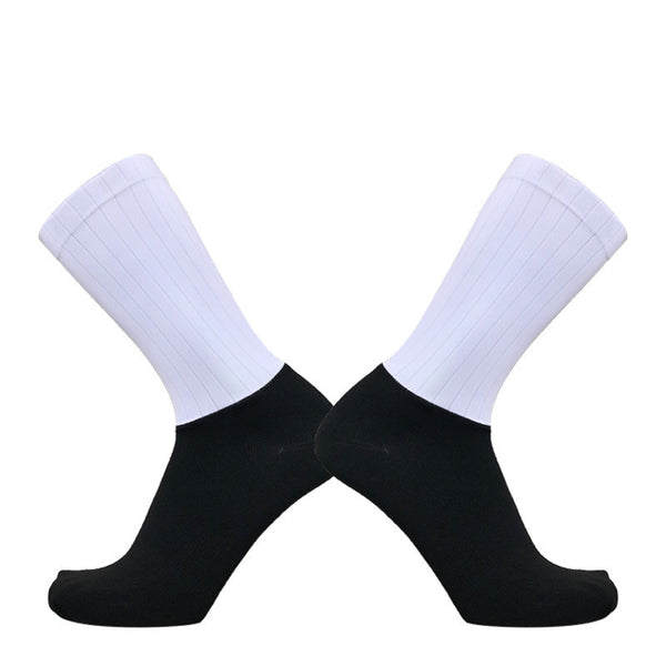 Calcetines Ciclismo Aerodinámicos Profesionales con Silicona Antideslizante