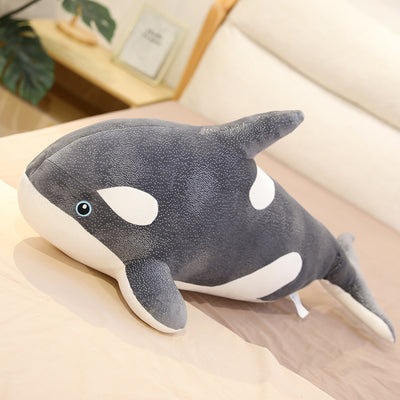 Almohada Peluche Tiburón y Ballena Azul - Juguete Suave de Algodón - Image 5