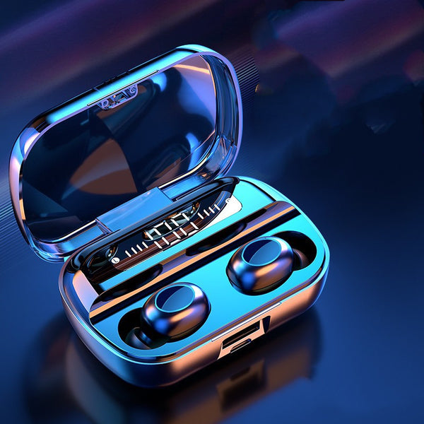 Audífonos Inalámbricos Bluetooth Mini con Estuche de Carga - Compatible con iPhone, Vivo, Huawei y Oppo