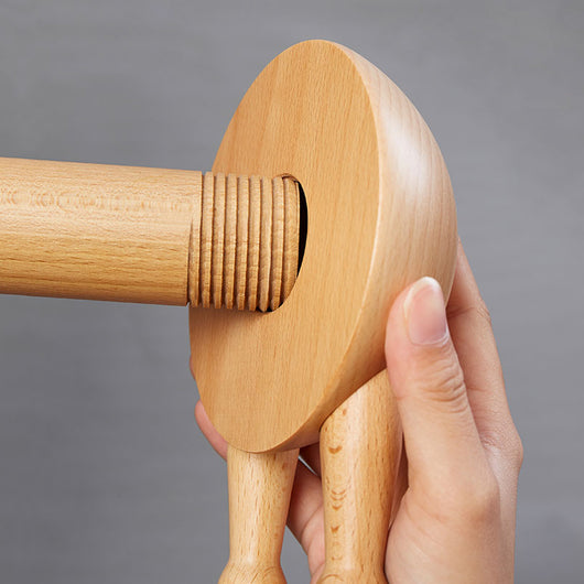 Portarrollos de Madera Maciza Perforada Estilo Nórdico Lujo - Image 4