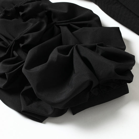 Blusa Elegante Cuello V con Volantes y Mangas de Nueve Puntos - Image 4