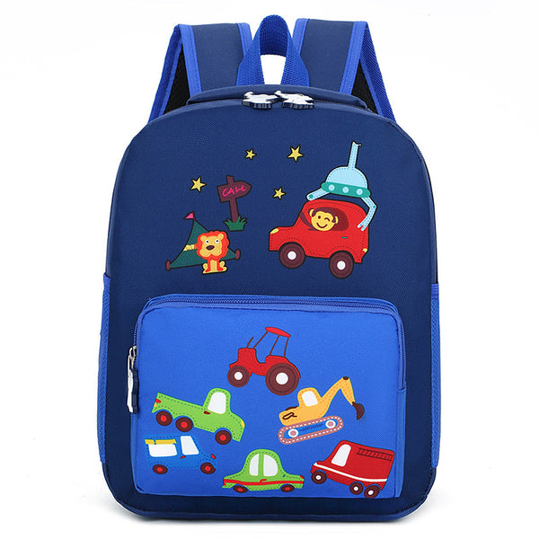 Mochila Escolar Infantil con Diseño de Animales - Ligera y Colorida