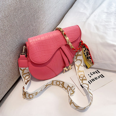 Bolso Bandolera Multicolor con Pañuelo de Seda - Accesorio de Moda para Mujer - Image 23