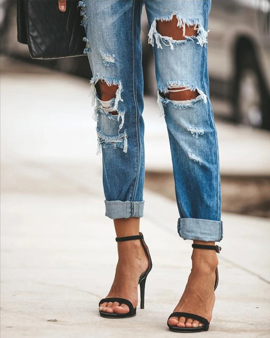 Dorothea - Jeans Premium de Diseñador con Detalles Rotos - Image 7