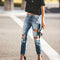 Dorothea - Premium Designer Jeans with Distressed Details