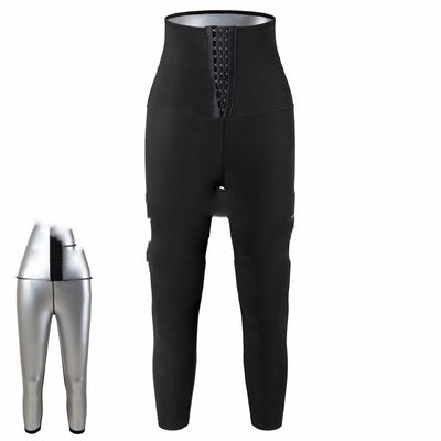 Pantalones de Sauna Moldeadores de Cintura Alta para Mujer - Image 9