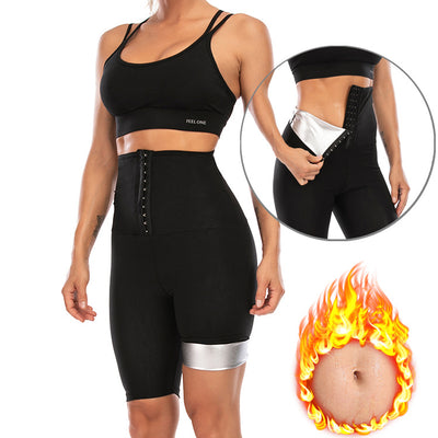 Pantalones de Sauna Moldeadores de Cintura Alta para Mujer - Image 4