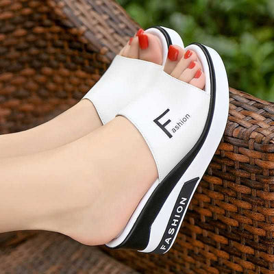 Pantuflas con Tacón Cuña Cómodo para Mujer - Image 6