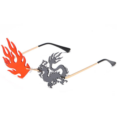 Gafas de Sol Minimalistas Dragón y Fénix para Hombre y Mujer - Image 11
