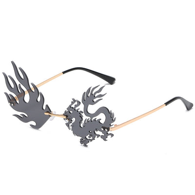 Gafas de Sol Minimalistas Dragón y Fénix para Hombre y Mujer - Image 8