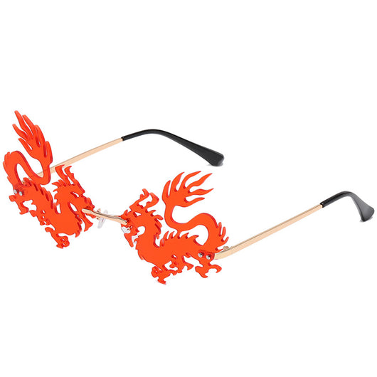 Gafas de Sol Minimalistas Dragón y Fénix para Hombre y Mujer - Image 2