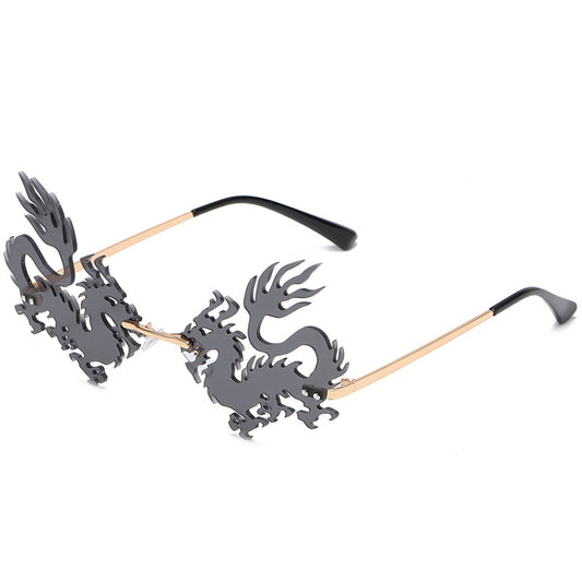 Gafas de Sol Minimalistas Dragón y Fénix para Hombre y Mujer