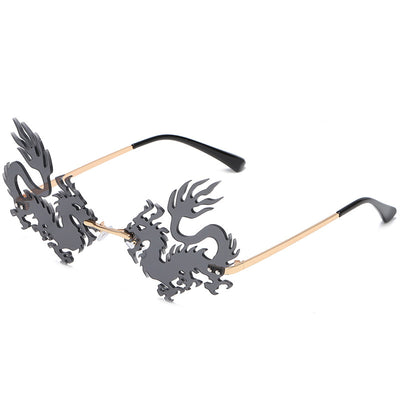 Gafas de Sol Minimalistas Dragón y Fénix para Hombre y Mujer