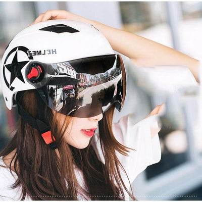 Casco de Seguridad Inteligente con Pantalla Anticolisión para Vehículos Eléctricos - Image 4