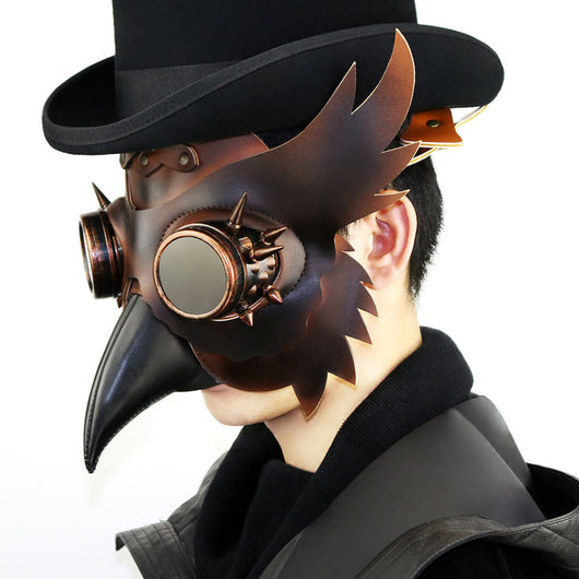 Máscara Steampunk Medieval de Pico de Peste