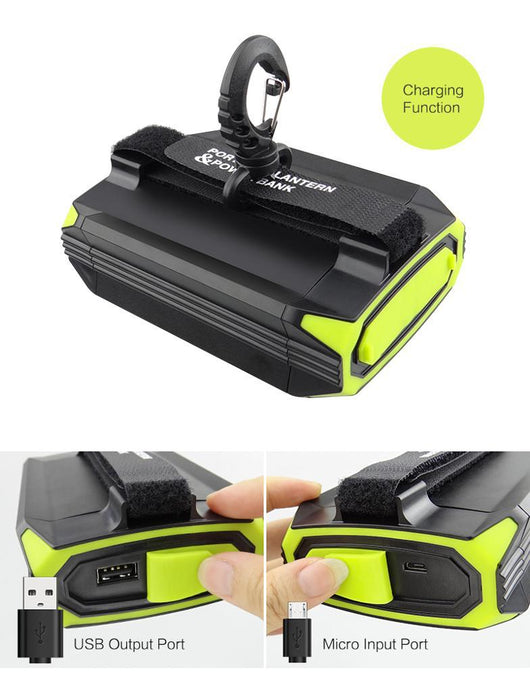 Linterna LED Recargable para Camping con Banco de Energía Integrado - Image 6