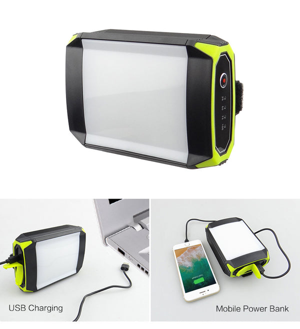 Linterna LED Recargable para Camping con Banco de Energía Integrado