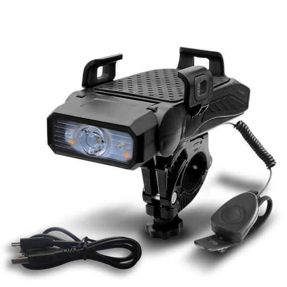 Luz Frontal LED Recargable para Bicicleta - Faro Antideslumbrante