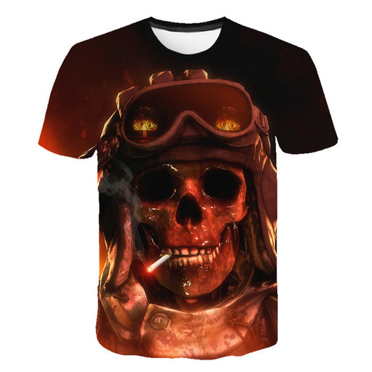 Playera Estampada Transpirable de Manga Corta para Verano - Image 18