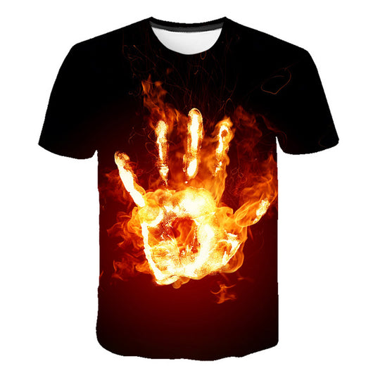 Playera Estampada Transpirable de Manga Corta para Verano - Image 16