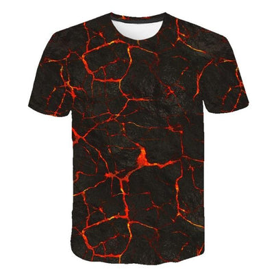 Playera Estampada Transpirable de Manga Corta para Verano - Image 2