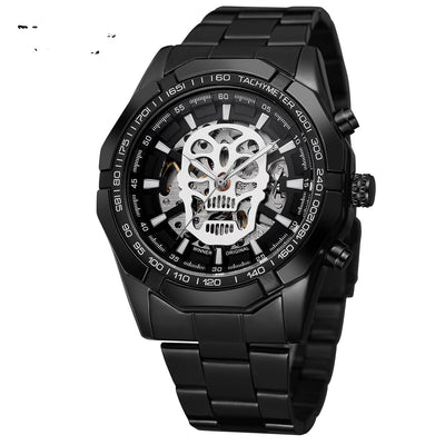 Reloj Automático de Acero GOLD para Hombre con Esfera Esqueleto