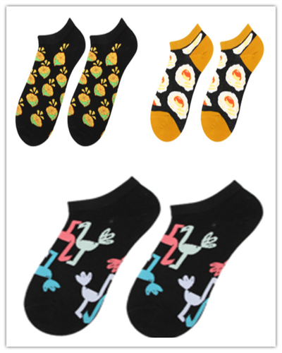 Calcetines de Algodón Aguacate Cartoon para Mujer - Image 4