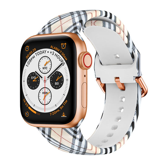 Correa de Silicona Estampada con Diseño Apple