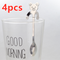 Bear Spoon 4 Piezas Plateado
