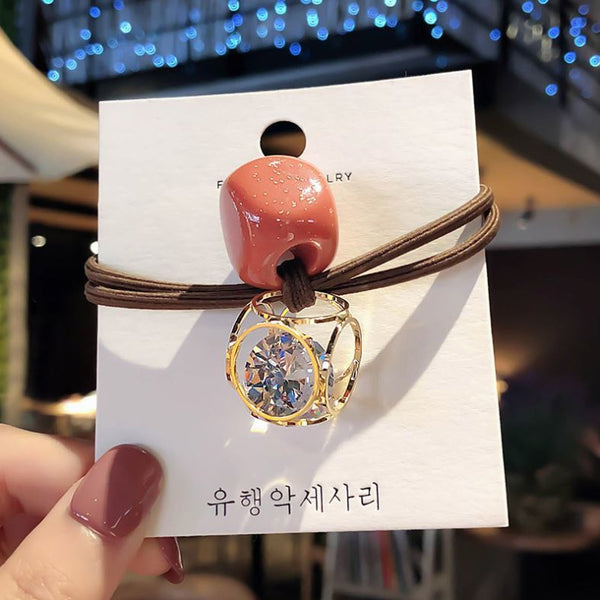Diadema Estampada con Cintas para Damas