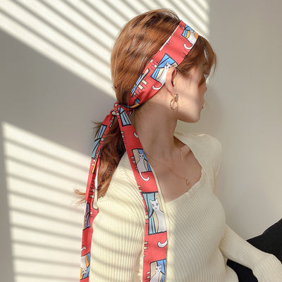 Diadema Estampada con Cintas para Damas - Image 10