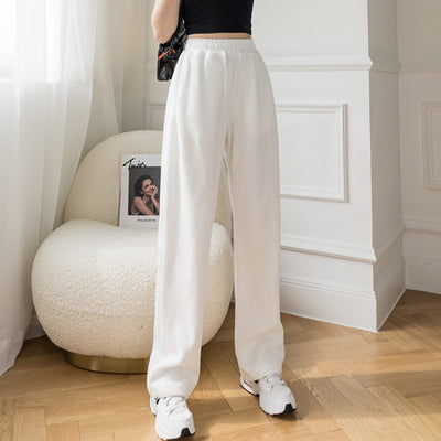 Pantalones Palazzo Cintura Alta con Cordón Drapeado - Image 4