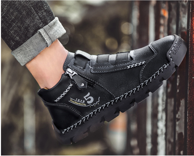 Zapatos Casuales de Cuero Estilo Británico - Diseño Moderno Punta Redonda - Image 10