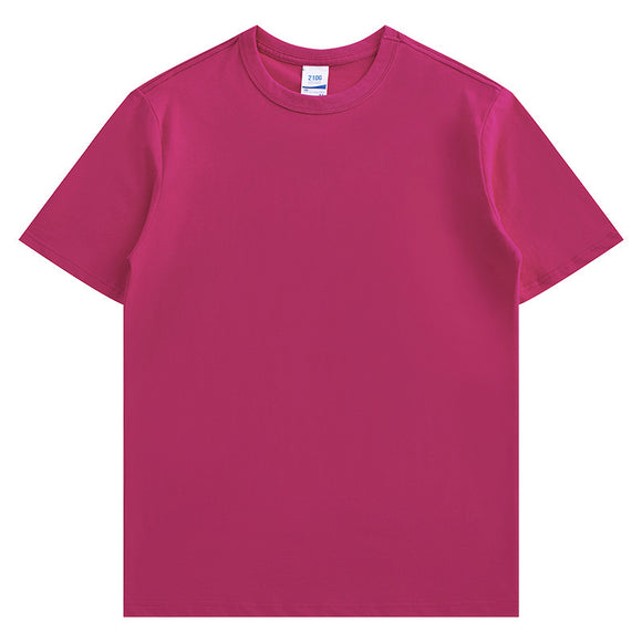 Camiseta Básica de Algodón Manga Corta Unisex